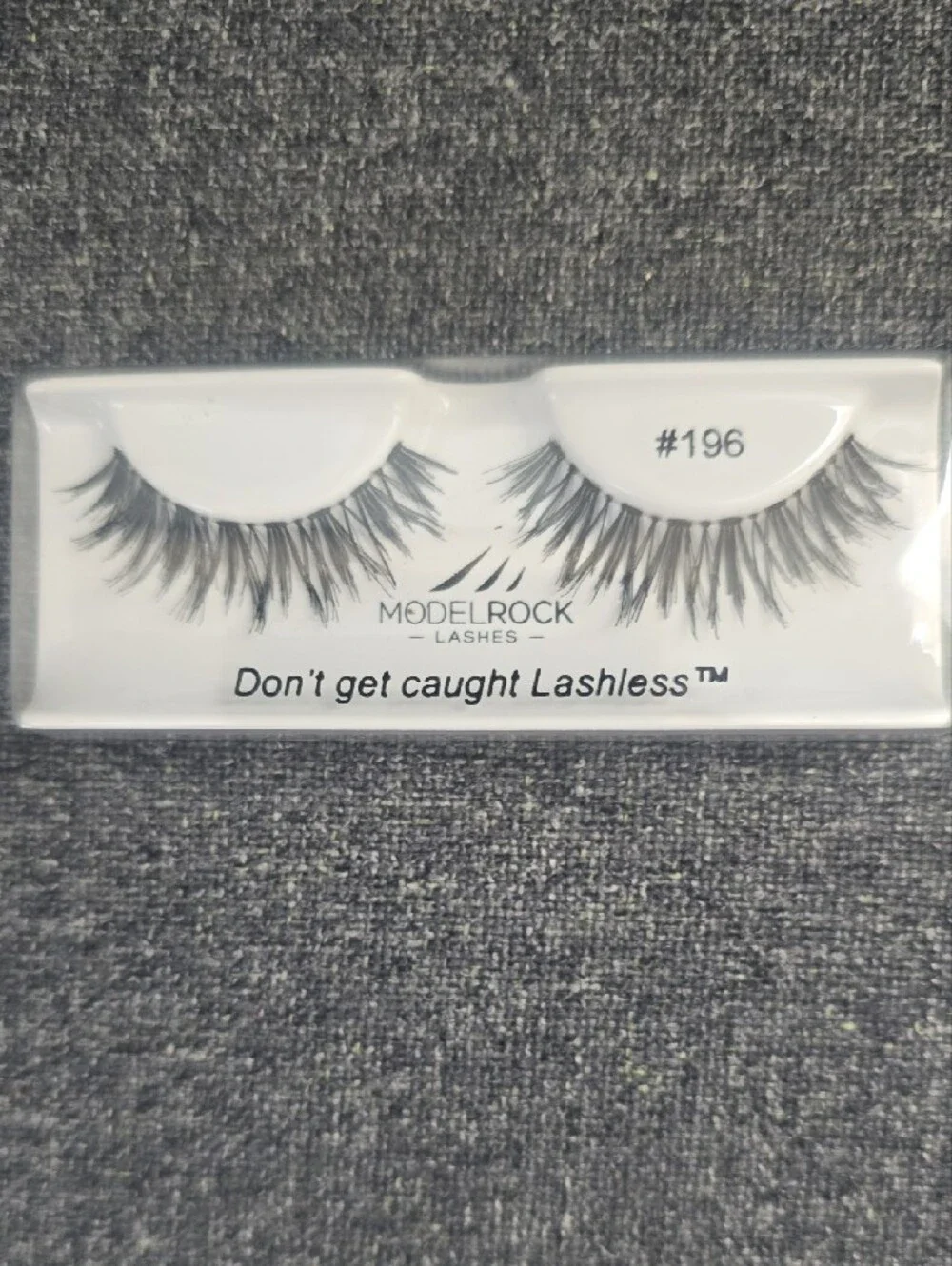 #196 Black False Eyelashes - Natural Volume Lashes (6 Pack)